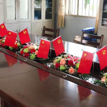 Meeting Room Desktop Flower Simulation Flower Conference Desktop Office Business Decoration Flower Plastic Purpose