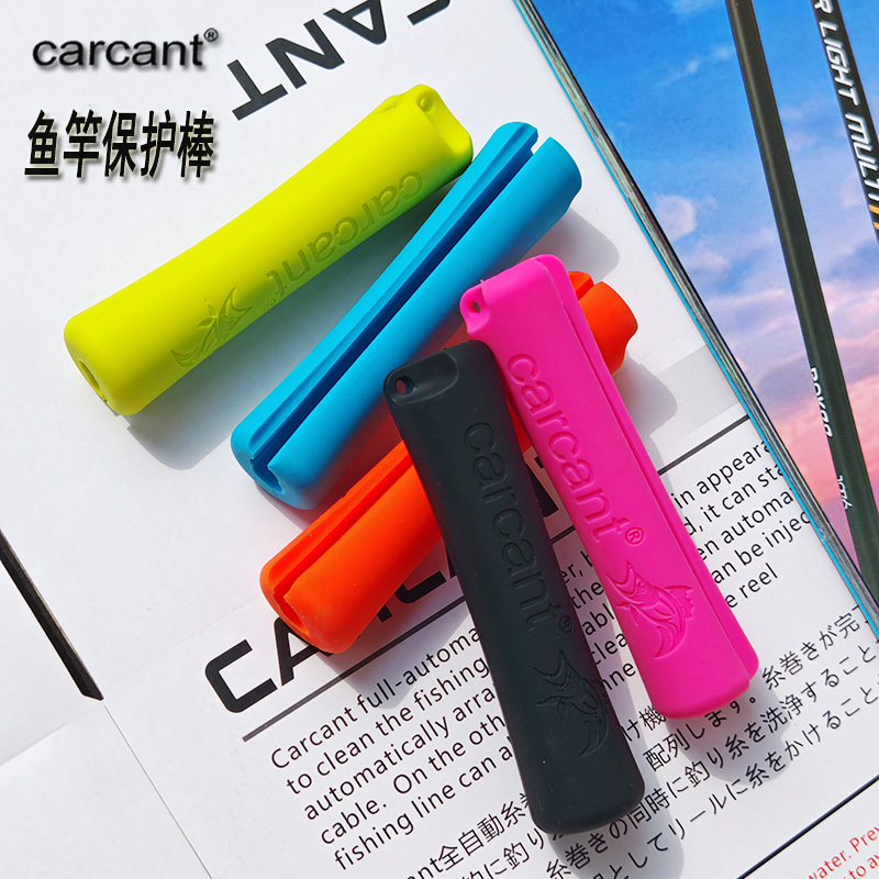 Carcant Fishing Rod Protective Sleeve, Silicone Protective Sleeve, Anti-Scratch Rod Protector, Portable Boat Rod Sleeve Carcant Fishing Rod Protective Sleeve, Silicone Protective Sleeve, Anti-Scratch Rod Protector, Portable Boat Rod Sleeve