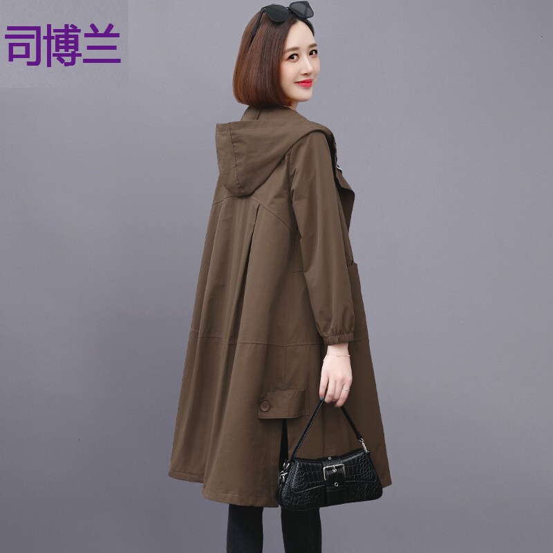 Women's Mid-Length Trench Coat 2026 Hangzhou Trendy Spring and Autumn New Style Petite Korean Version Loose High-End Casual Jacket