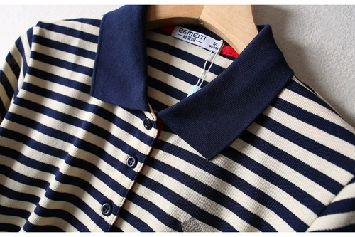 Летнее длинное платье, платье-футболка, средней длины, воротник поло, А-силуэт