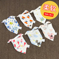 Saliva towel cotton baby triangle towel newborn baby boy girl bib cartoon Four Seasons bib