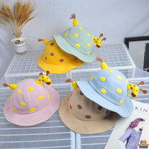 Spring and Autumn Thin Baby Sun Hat Toddler Cute Fawn Hat Fisherman Hat Childrens Protective Hat Summer