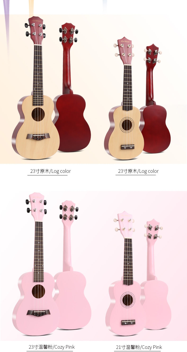 Veneer ukulele sinh viên mới bắt đầu nam và nữ 21 inch 23 inch ukulele trẻ em nhập nhạc cụ guitar nhỏ - Nhạc cụ phương Tây đàn điện