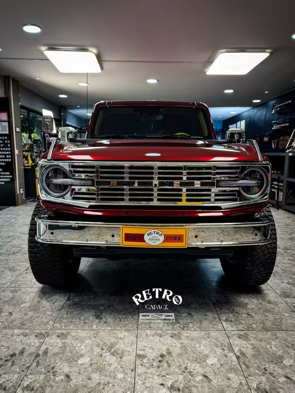 Ford Lima Domestic Imported Modified Retro Kit Mid-Grid Front Bumper Rear Bumper Wheel Eyebrow Competitive Anti-Collision Bar