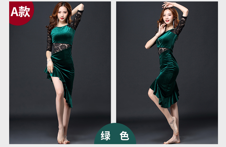 Quần áo tập nhảy múa bụng Fei Fan 2019 phù hợp với nữ mới bắt đầu trang phục biểu diễn múa phương Đông - Khiêu vũ / Thể dục nhịp điệu / Thể dục dụng cụ giày múa