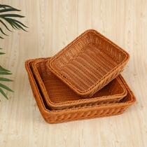 Vietnamese hand-woven basket rattan material storage basket household fruit basket bamboo basket Sheng bun basket needle thread steamed bread basket