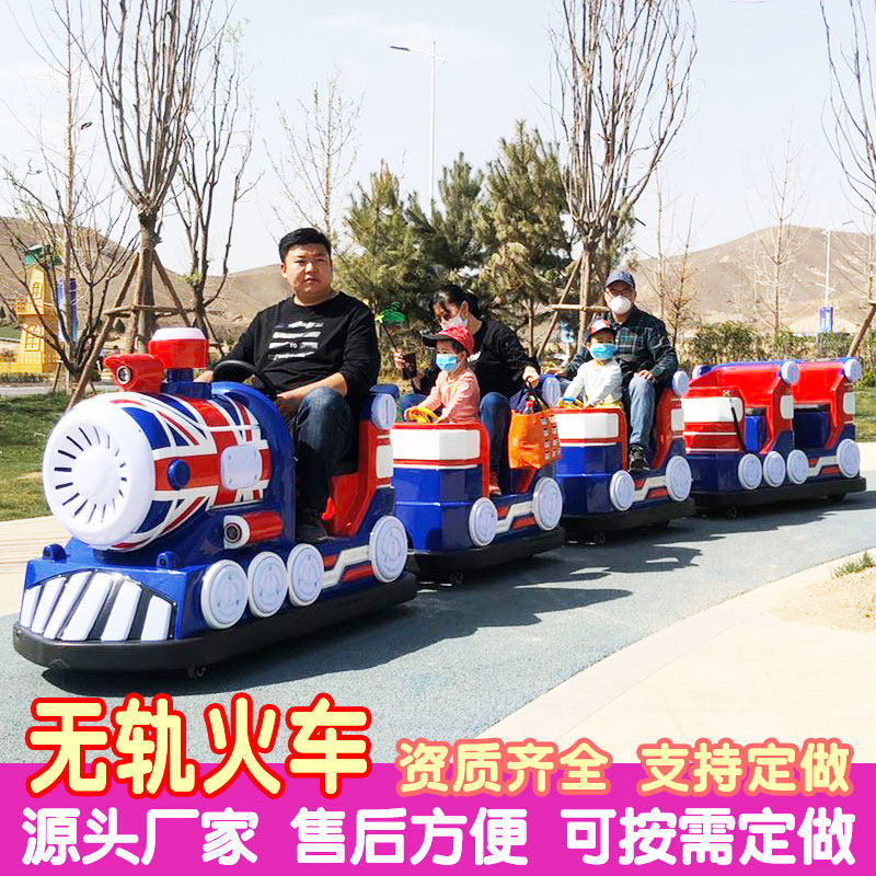 Scenic area shopping mall electric sightseeing trackless train square outdoor can sit passenger sightseeing train amusement equipment factory
