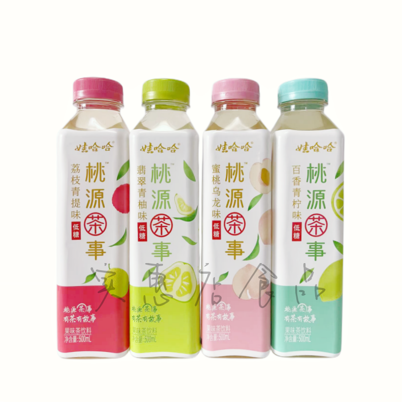 Wahaha Taoyuan Tea 500ml*15 Bottles, Multiple Flavors Available Wahaha Taoyuan Tea 500ml*15 Bottles, Multiple Flavors Available