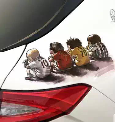 Personality film car car Big truck supplies decoration book pattern sticker white car leather funny car sticker