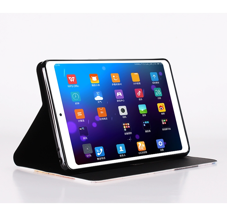 [Gửi] phim kê mỏng tấm thép Bốn mi pad bao da bảo vệ 8,0 inch silica gel 4plus kê tablet tay 10 inch kháng thả sáng tạo cá nhân ngủ lật vỏ khung - Phụ kiện máy tính bảng