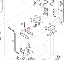 Linde forklift accessories 1834462237 lock plate bearings are suitable for multi-series Linde forklift trucks original stock