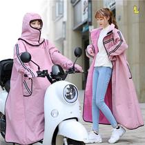 Cycling windbreaker winter electric motorcycle windshield is thickened warm and cold battery electric car cover waterproof Velvet line