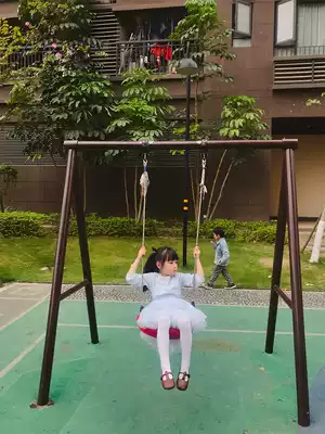 Children's outdoor swing Kindergarten outdoor swing Single community household courtyard Adult large amusement equipment
