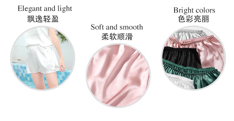 Mùa hè 2019 mới an toàn quần nữ ren xà cạp chống ánh sáng phụ nữ mặc phần mỏng bên trong quần short lỏng - Quần short quần công sở nữ đẹp