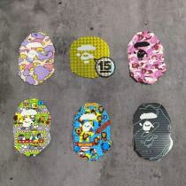 (Some Domestic Spot) Snow State Sauce Bape head stickers (with no single hair on the order)