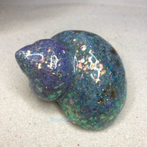 Resident crab replacement shell bright star gradually customized strawberry purple sea screw shell processing assembly