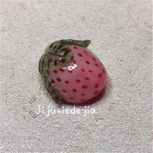 Hermit crab replacement shell DIY pink small strawberry handmade custom shell natural conch shell processing ornament decoration