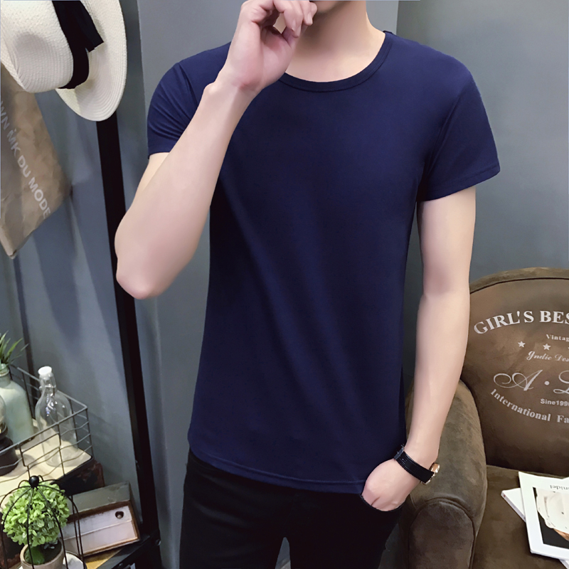 大码情侣装夏季男装休闲运动套装七分裤韩版潮流夏装男士短袖T恤