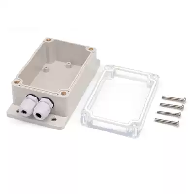 IP66 waterproof housing smart switch modification parts transparent upper cover drilling PG7 wiring port one