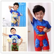 Boy swimsuit boy one-piece swimsuit baby 1-3-5-7 years old one-piece swimsuit children cute swimsuit