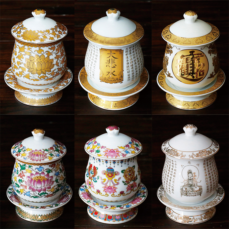 High foot water cup for Buddha Ying to sad the famous papal family of the faith in the Buddha Shijiao Xiangjiao