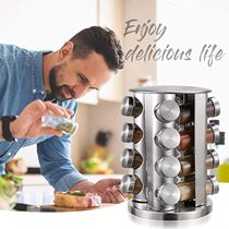 Special 360-degree turntable table top corner Condiment Bottle Shelve for Stainless Steel Rotary Tuning Frame Subkitchen