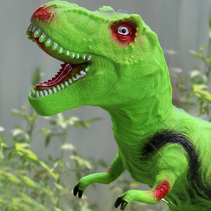 Simulation Soft Glue Big Number Dinosaur Toy Bully Dragon Animal Model Oversized Plastic Soft Child Baby 3 Year Old Boy 6