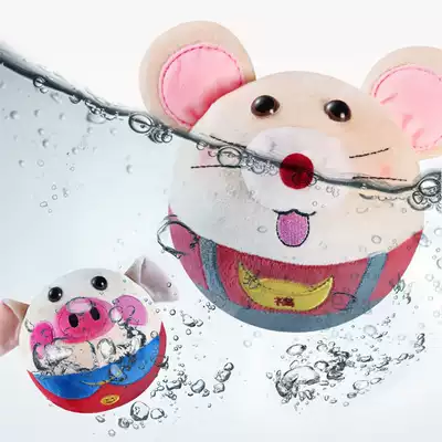 Shaking sound Net red same jumping ball toy boy talking and singing jumping pig baby toy girl charging