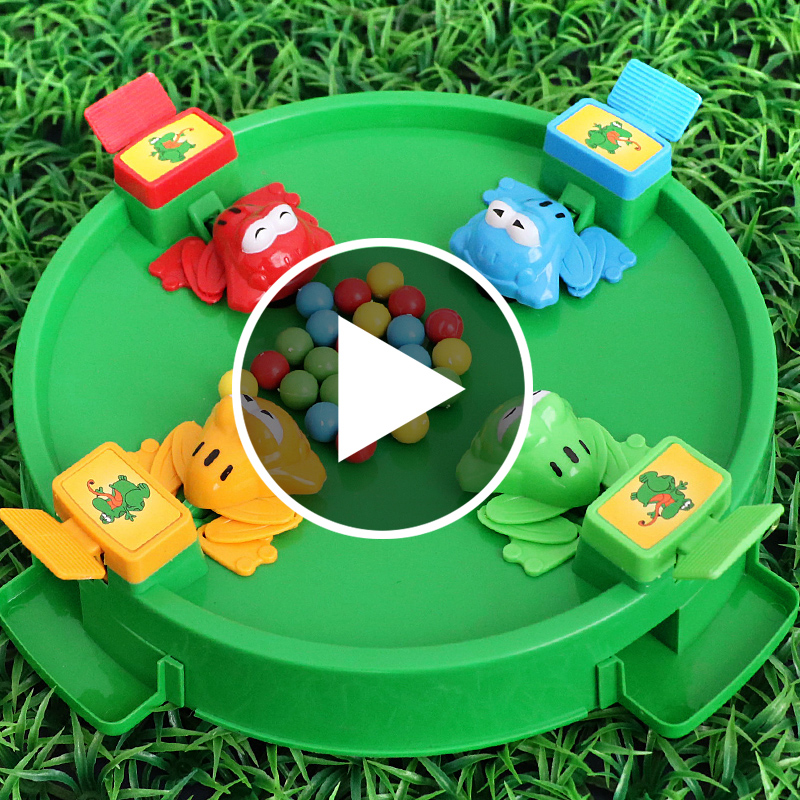 Shake the same children's toy frog pacman puzzle boy Greedy Beanie girl Parent-child interactive game 6 years old 3