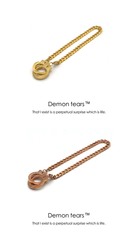 Thương hiệu thủy triều nguyên bản PUT DOWN Trọng lực Faith Thư năng lượng Rose Gold Twist Bracelet Bạc Titan Thép còng tay - Vòng đeo tay Clasp