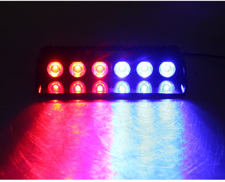 Car Led High Beam Counterattack Sucker Shovel Light Car Red and Blue ...