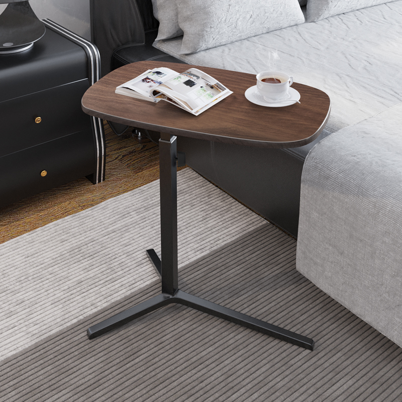 Sofa side table small tea table removable side several notebook computer desk lazy person table lifting bedside table solid wood side table