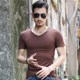 người đàn ông ngắn 2018 mùa hè bông mới giảm sàn linh sam nghỉ ngơi ngắn tay T-shirt máu cơ thể của nam giới trên áo quần áo