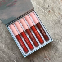 Li Jiaqi khuyên dùng son môi 5 bộ bộ son lì không bóng màu nâu đỏ cà chua son môi giá rẻ sinh viên - Son bóng / Liquid Rouge son bóng shu uemura	