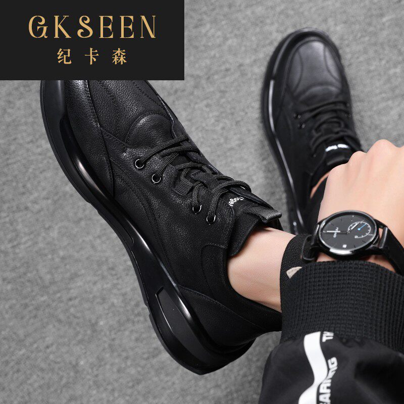 GKSEEN Chronicle Carson Martin boots Men's winter gush warm Inn high cylinder shoes men's shoes midbarrel RF0308