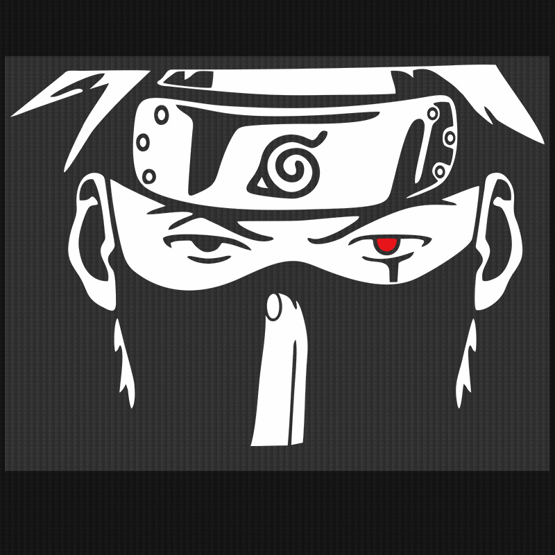 Fire And Shadow Ninja Shake the same card Cassie rear window windshield car sticker body scratched door post engine lid sticker