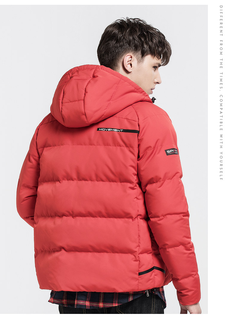 Áo khoác cotton nam dày Xtep 2018 mùa thu mới ấm áp áo khoác cotton trùm đầu áo khoác cotton - Quần áo độn bông thể thao áo phao bé trai