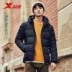 Xtep nam 2018 mùa đông nam mới xuống áo khoác nam ngắn nam ấm áp áo khoác thể thao nam Thể thao xuống áo khoác