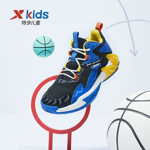Xtep, детская осенняя летняя баскетбольная форма для мальчиков, дышащая износостойкая спортивная обувь, подходит для подростков