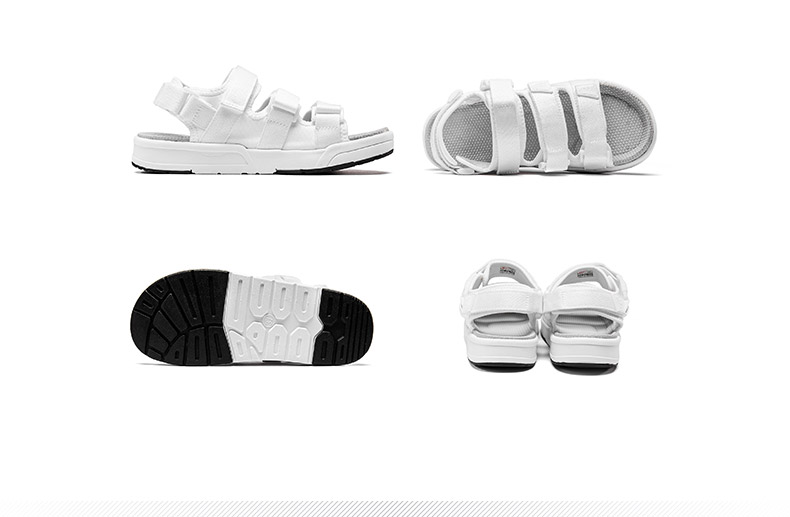 Xtep Cặp đôi Velcro mùa hè Phụ nữ truy cập thoáng khí Bãi biển Retro Lưới Dép nữ nhẹ - Giày thể thao / sandles dép sandal nam hàng hiệu