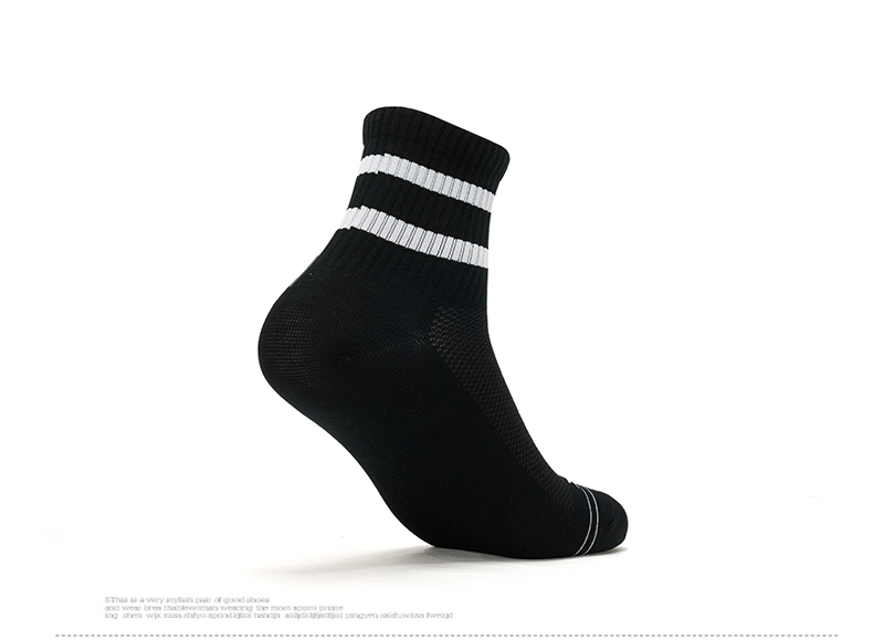 [Ba đôi] vớ đặc biệt vớ nam đích thực 2019 mùa thu mới thoải mái thể thao vớ cotton vớ nam - Vớ thể thao tất chân