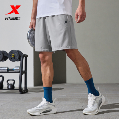 特步运动短裤男夏季五分裤速干凉感男裤冰丝运动裤跑步健身训练裤