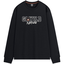 Xtep fleece sweatshirt autumn and winter thickened warm pullover for men and women with casual sports top for couples