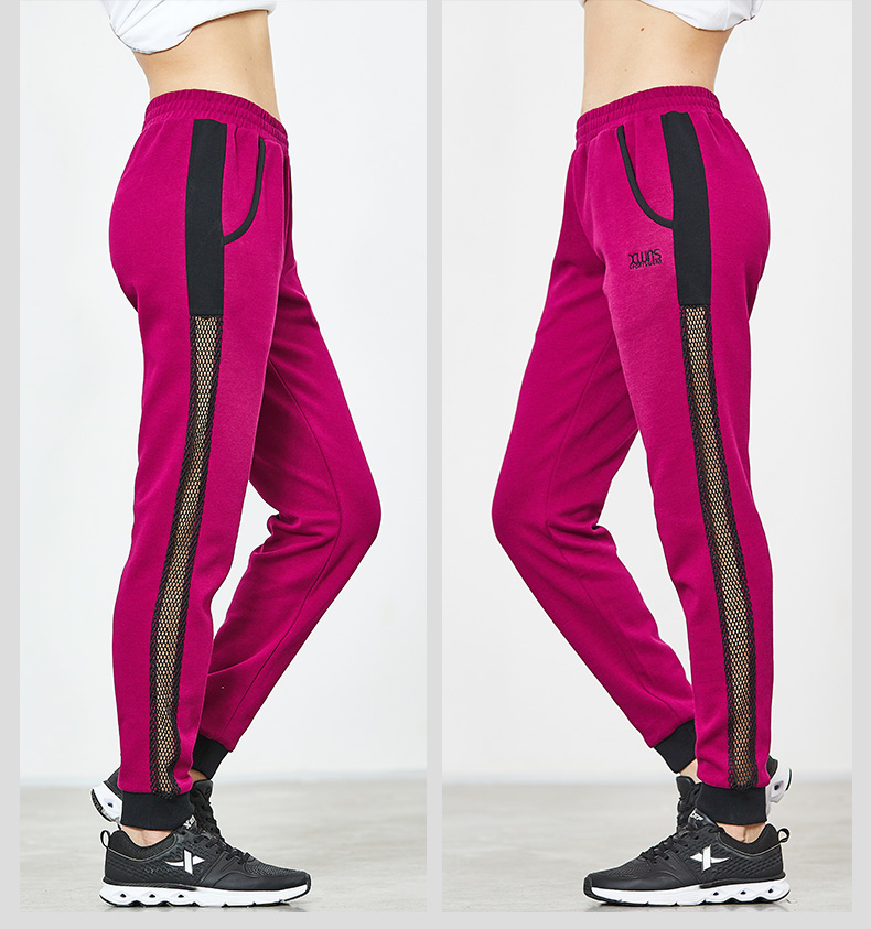 Bước đặc biệt của phụ nữ dệt kim quần mới thun thun chân thời trang Slim quần thể dục chạy bộ quần thể thao quần âu - Quần thể thao quần chạy bộ nam