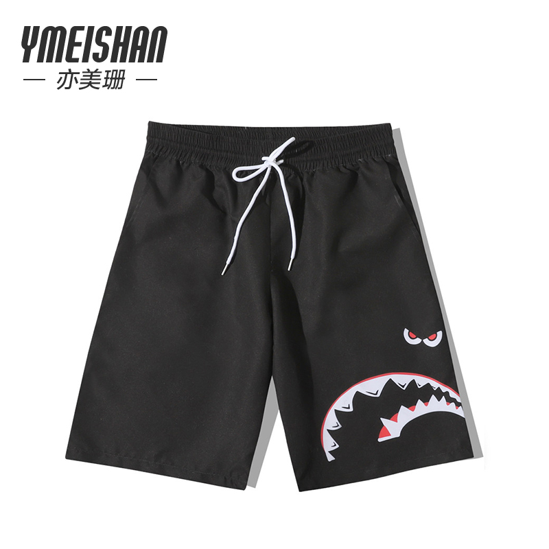 Beach pants male seaside holiday trendy shorts are also Meishan loose 50% speed dry can be launched for casual speed dry swimming