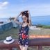 Bộ đồ bơi nữ ba mảnh của nữ sinh bảo thủ che bụng thon gọn gợi cảm Hàn Quốc 2018 mới tắm nước nóng mùa xuân áo bơi 2 mảnh kín đáo Bộ đồ bơi hai mảnh