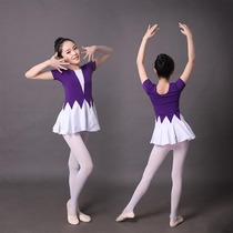 Childrens dance clothes girls practice clothes spring and summer autumn pink Audell ballet dress children Chinese dance clothes