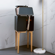 Vinyl record storage cabinet living room study storage cabinet porch floor shelf high simple bookcase