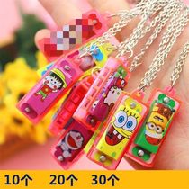 61 30 childrens toy cartoon necklace harmonica tourist attraction Harmonica Tourist Attractions Harmonica Gift small harmonica