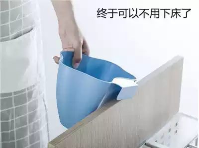 Upper bunk trash can dormitory hanging hanging bedside lazy college students bed students small wall-mounted simple